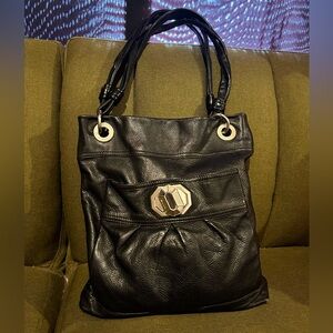 B Makowsky Leather Tote